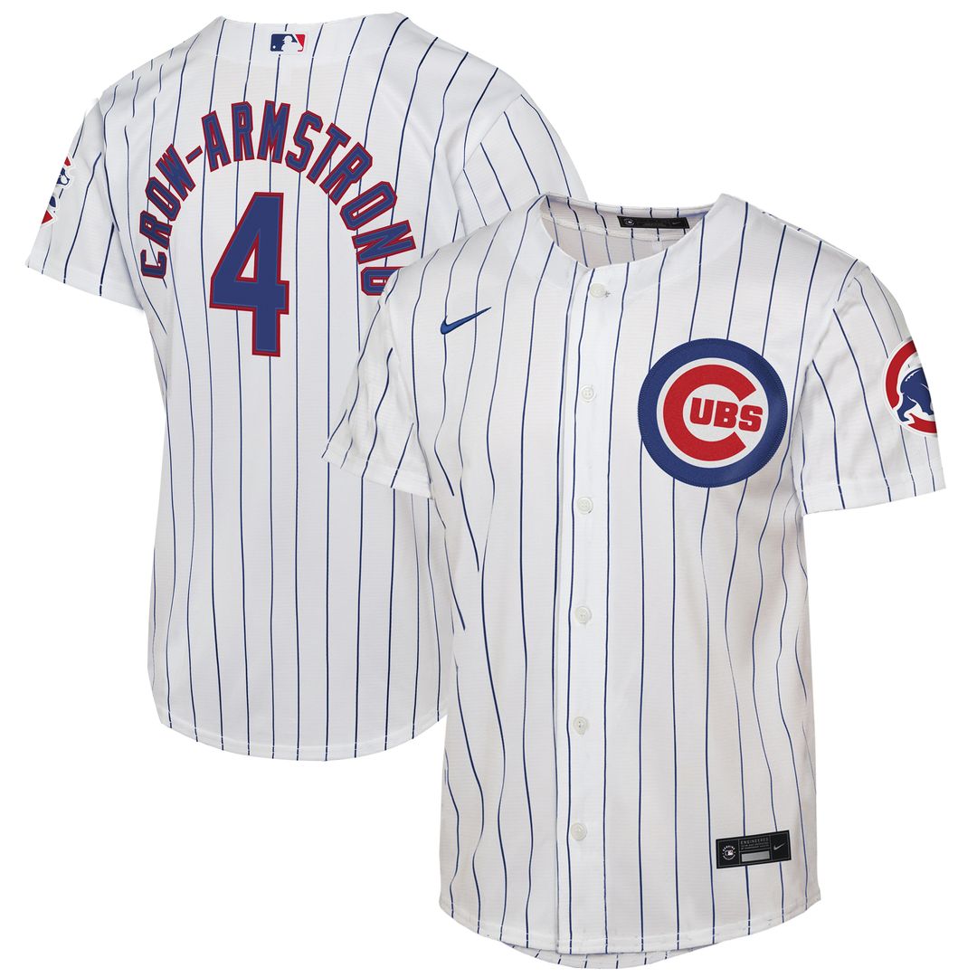 Pete Crow-Armstrong Chicago Cubs Nike Youth Alternate 2 Stadium Jersey - Light Blue