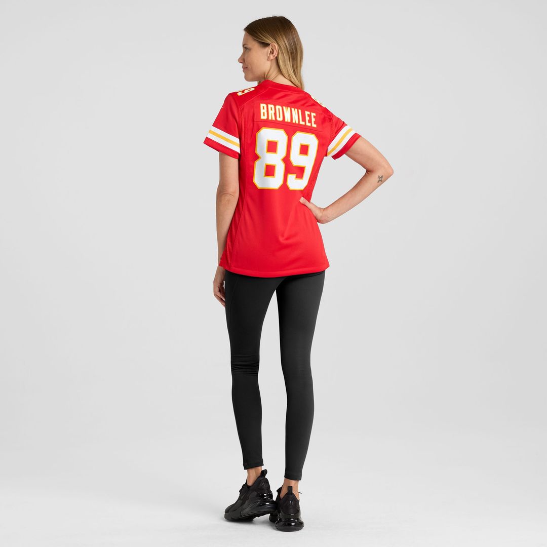 Jason Brownlee Kansas City Chiefs Nike Women's Team Game Jersey -  Red