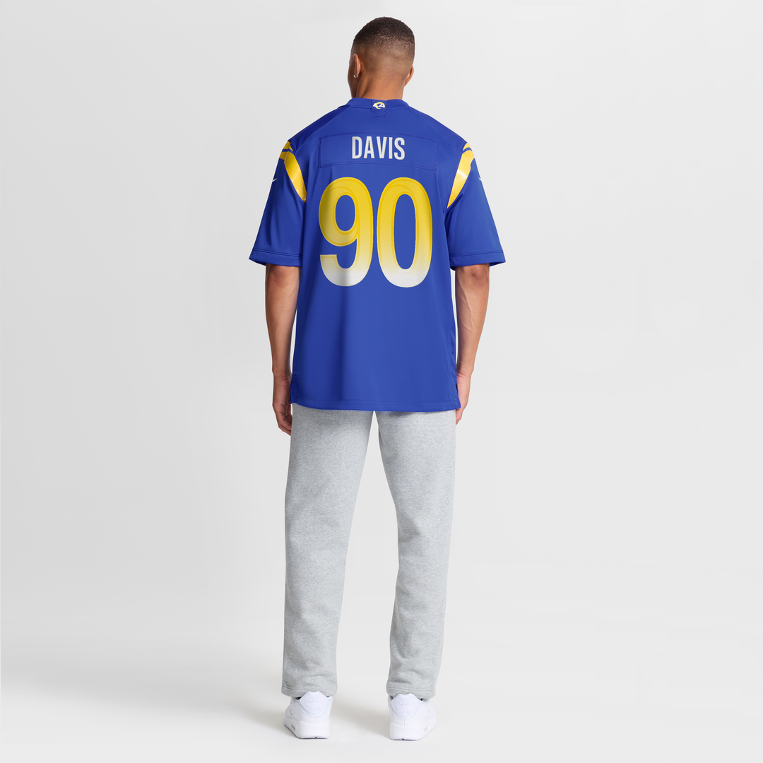 Tyler Davis Los Angeles Rams Nike Team Game Jersey -  Royal