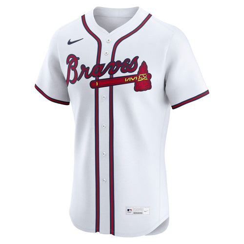 Atlanta Braves Nike Home Elite Jersey - White