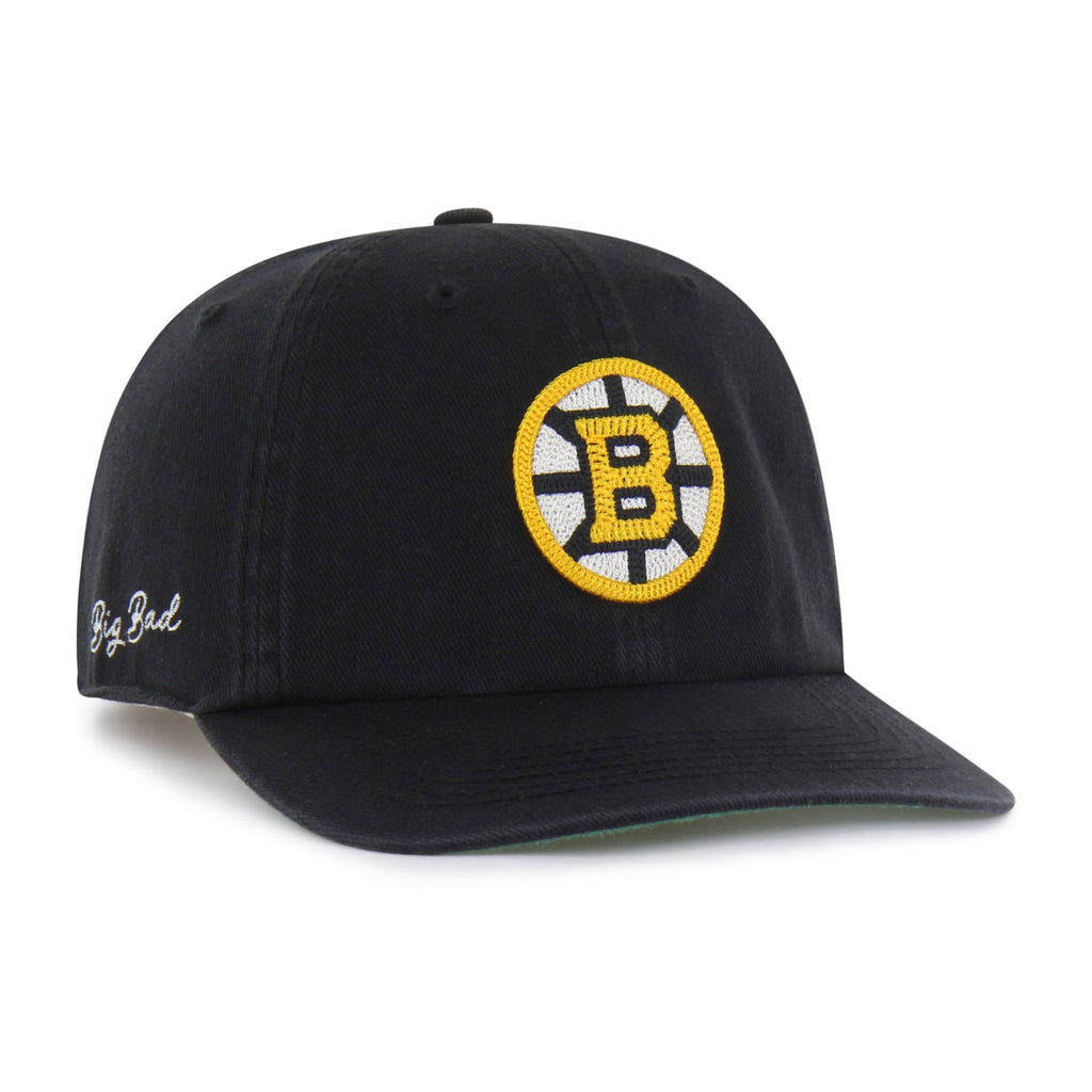 BOSTON BRUINS CHAIN SIDE STITCH '47 CLEAN UP FLAT BRIM