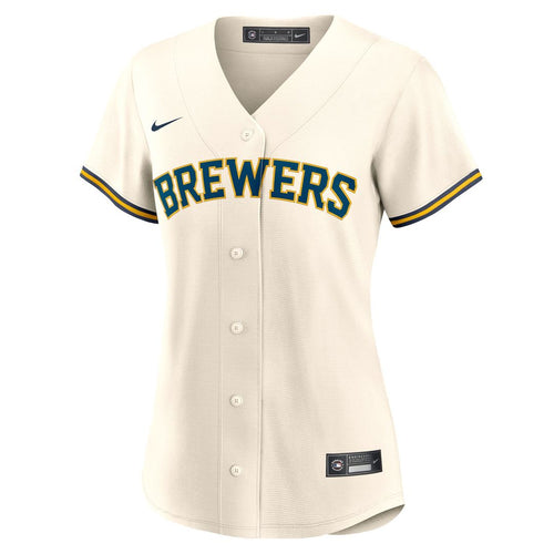 Blake Perkins Milwaukee Brewers Nike Women's Home Replica Jersey - Cream