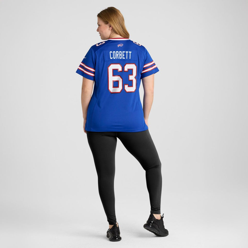 Austin Corbett Buffalo Bills Nike Women's Team Game Jersey -  Royal