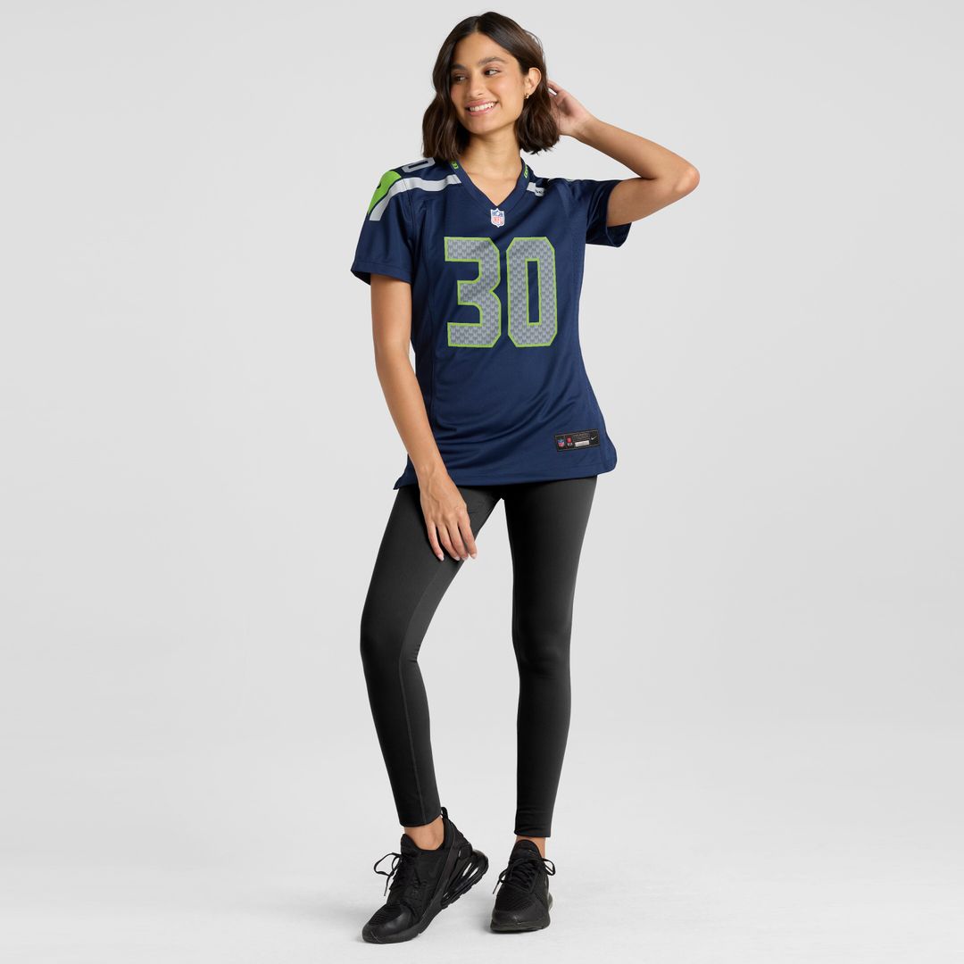 Cam Akers Seattle Seahawks Nike Women's Team Game Jersey -  College Navy