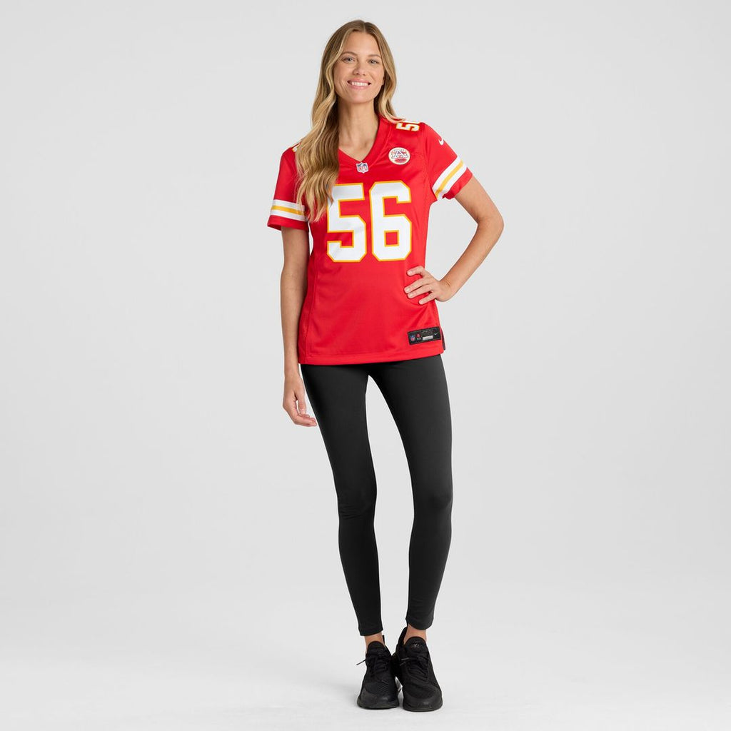 George Karlaftis Kansas City Chiefs Nike Women's Game Player Jersey - Red